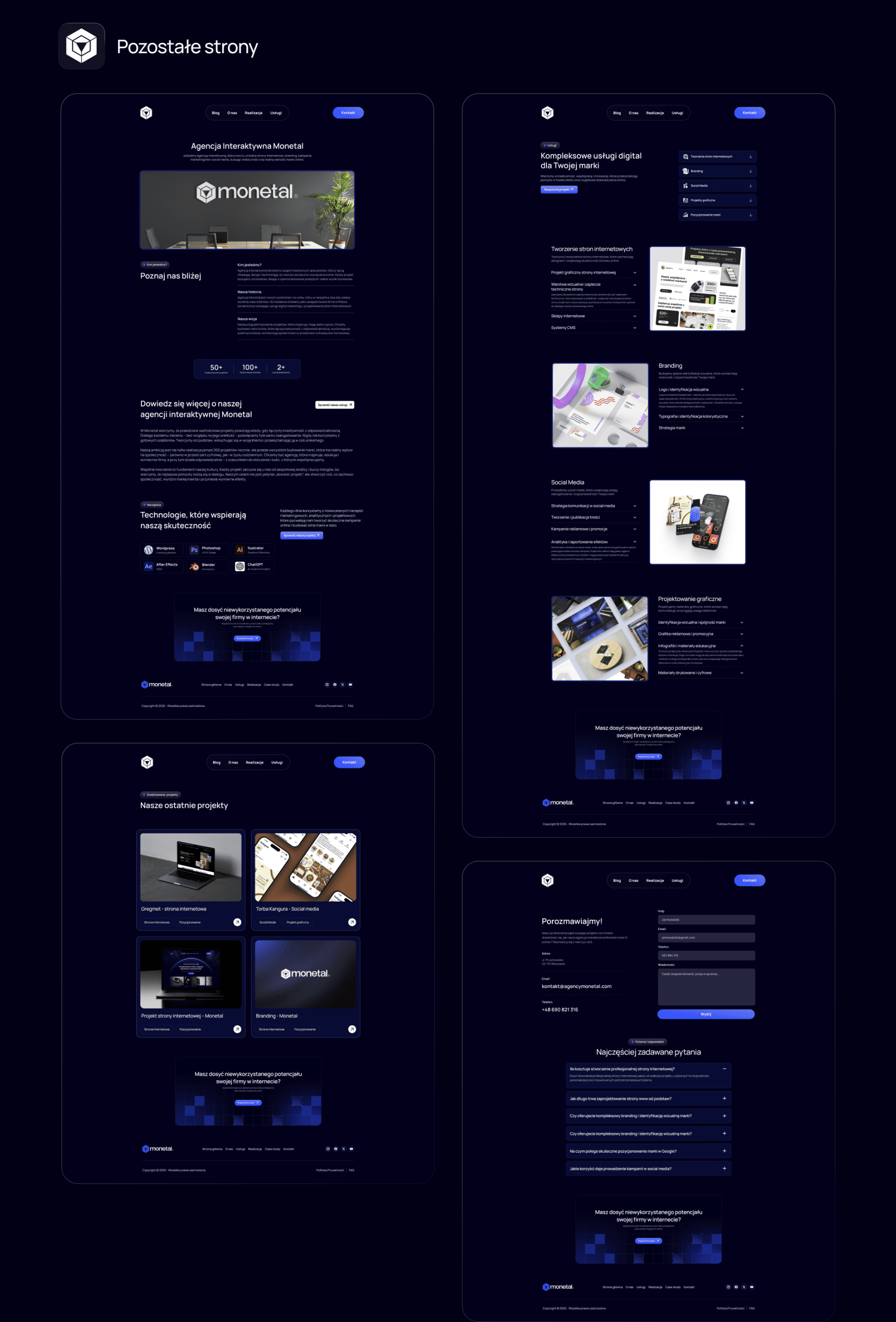 projektowanie strony internetowej