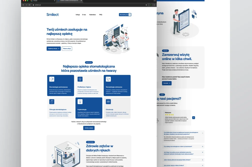 Realizacja landing page